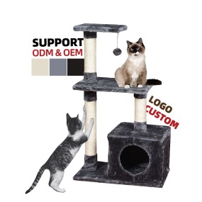 Cat Tree Factory - Sisal Scratcher Short Plush