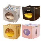 猫屋厂家-中纤板可拆室内