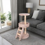 Cat Tree Supplier - Short Plush Wood Custom