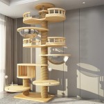 Cat Climbing Tree Supplier - Wooden Sisal Scratcher