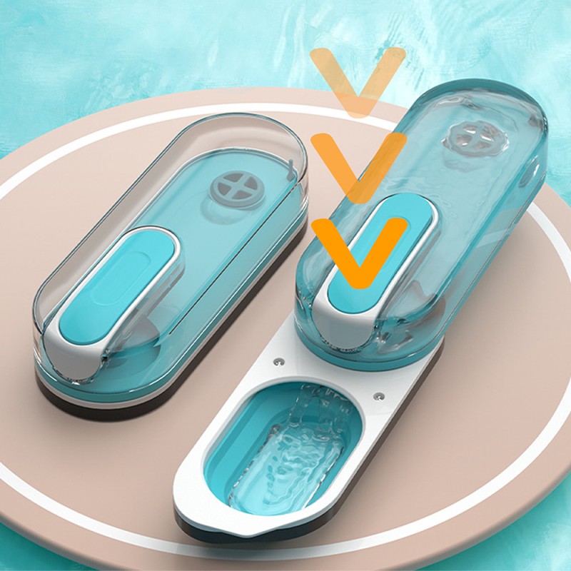 Dog Water Bottle Supplier - Foldable Portable Pink Blue