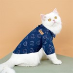 Pet Shirt Manufacturer - Blue Cowboy Cat Apparel