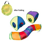 Cat Tunnel Supplier - Large Rainbow Color Foldable