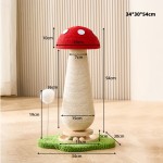 Cat Scratcher Post Factory - Sisal Carrot Mushroom