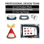 Dog Bed Manufacturer - Brown Grey Christmas