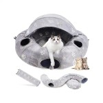 Cat Tunnel Supplier - Plush Donut Foldable
