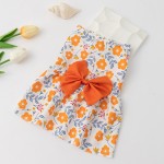 Pet Dress Factory - Summer Bowknot Flower Dot