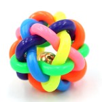 Dog Rubber Toy Factory - Rainbow Color with Bell