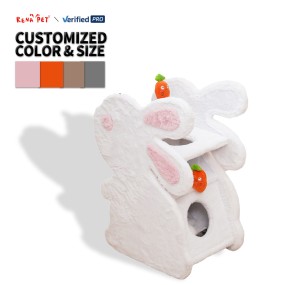 猫抓板厂家-兔子造型可拆