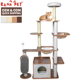 Cat Tree Factory - Wood Sisal Large Big