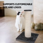 猫抓柱供应商-短毛绒灰色剑麻