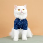 Pet Shirt Manufacturer - Blue Cowboy Cat Apparel