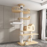 Cat Climbing Tree Supplier - Wooden Sisal Scratcher