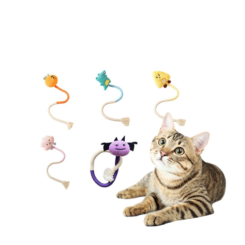 猫绳玩具厂家-猫薄荷可咬牙齿