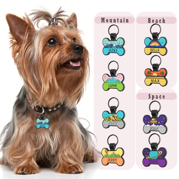 Pet ID Tag Supplier - Silicone Personalized Printed