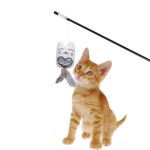 Cat Teaser Toy Factory - Plush Feather Stick