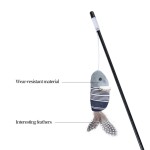 Cat Teaser Toy Factory - Plush Feather Stick