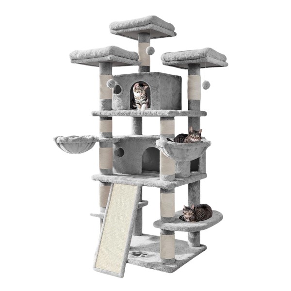 Cat Tree Tower Manufacturer - Wooden Sisal Scratcher