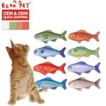 Cat Cuddly Toy Supplier - Plush Fish Design Catnip