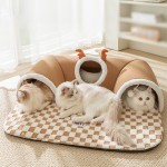 猫隧道床厂家-短毛绒可拆