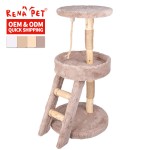 Cat Tree Supplier - Short Plush Wood Custom