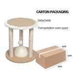 Cat Scratcher Post Supplier - Beige Sisal Ball