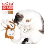 猫玩具厂家-动物造型猫薄荷绳