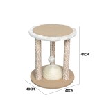 Cat Scratcher Post Supplier - Beige Sisal Ball