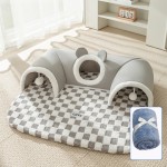 猫隧道床厂家-短毛绒可拆