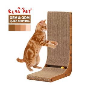Cat Scratcher Board Manufacturer - L Shape Corrugated