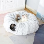 Cat Tunnel Supplier - Donut Plush Foldable