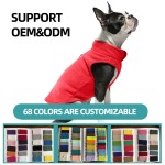 宠物绒外套厂家-保暖加厚可定制颜色