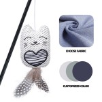 Cat Teaser Toy Factory - Plush Feather Stick
