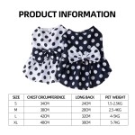 Pet Dress Factory - Summer Bowknot Flower Dot