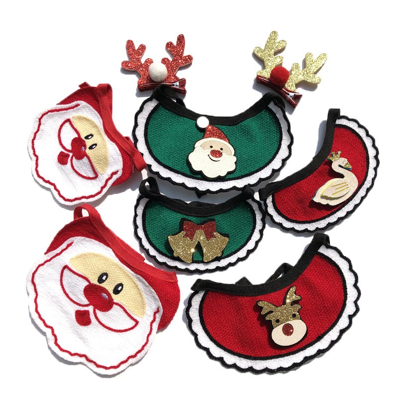 Dog Bandana Factory - Santa Claus Deer Christmas