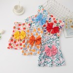 Pet Dress Factory - Summer Bowknot Flower Dot