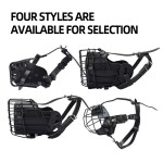 Dog Muzzle Supplier - Black Adjustable Cowhide