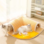 Cat Tunnel Bed Supplier - Anti-Slip Plush Detachable