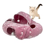 Cat Tunnel Factory - Pink Star Design Plush