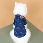 Pet Shirt Manufacturer - Blue Cowboy Cat Apparel