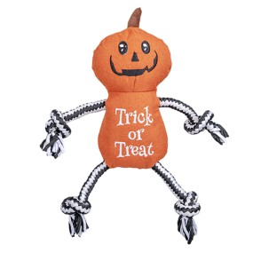 Dog Toy Supplier - Plush Rope Halloween Custom