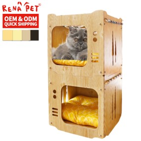 猫屋厂家-中纤板可拆室内