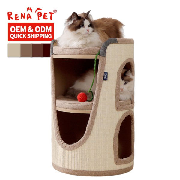 Cat Tunnel House Factory - Luxury Sisal Scratcher