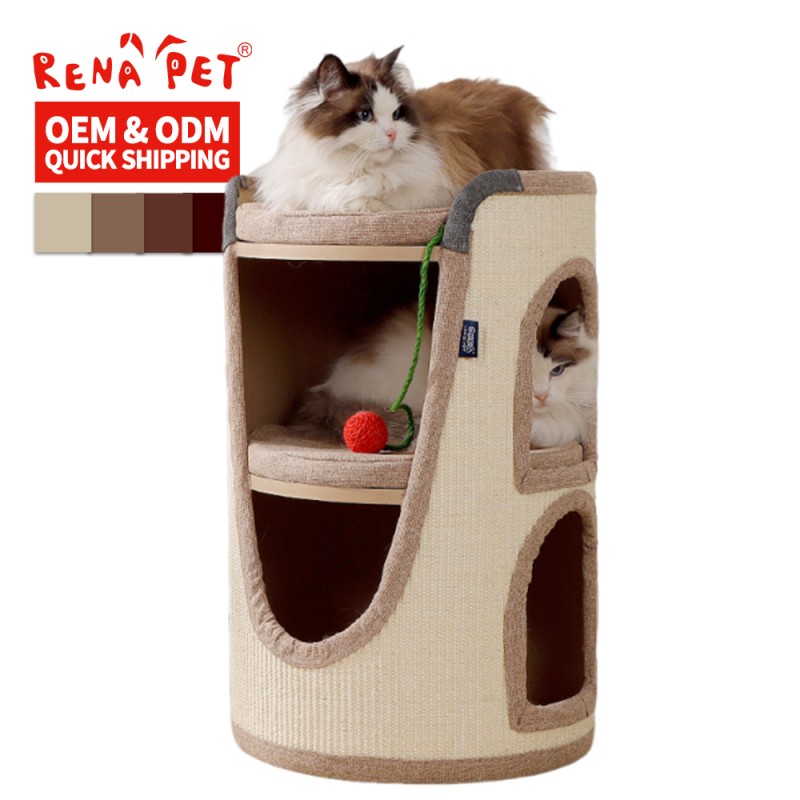 Cat Tunnel House Factory - Luxury Sisal Scratcher