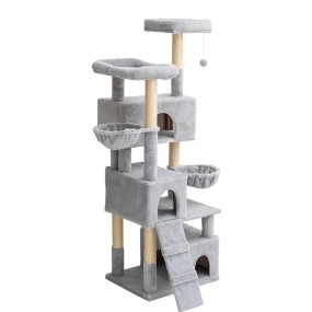 Cat Scratching Tree Factory - OEM Large Wooden Tower House