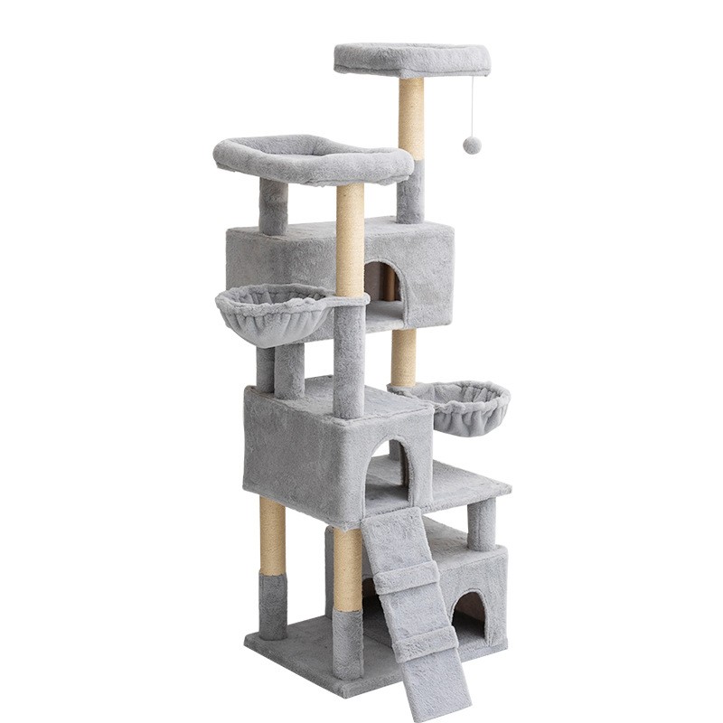 Cat Scratching Tree Factory - OEM Large Wooden Tower House