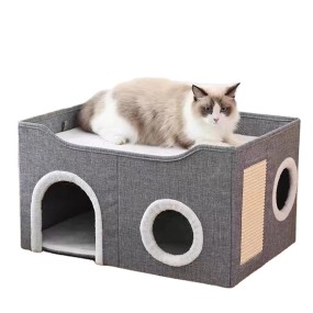 Cat Hideaway Furniture Manufacturer - OEM Foldable Cube Beds
