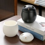 宠物纪念瓮批发-狗用骨灰保存器定制