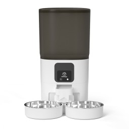 智能宠物喂食器生产商-双碗WIFIAPP控制定制