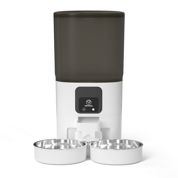 智能宠物喂食器生产商-双碗WIFIAPP控制定制